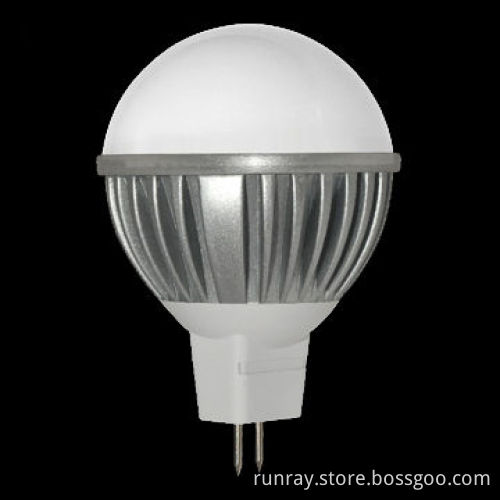 Globe MR16 LED Bulb, 3W, 12V DC Input Voltage, Bridgelux, Epistar or EpiLEDs Chip, CE Marked